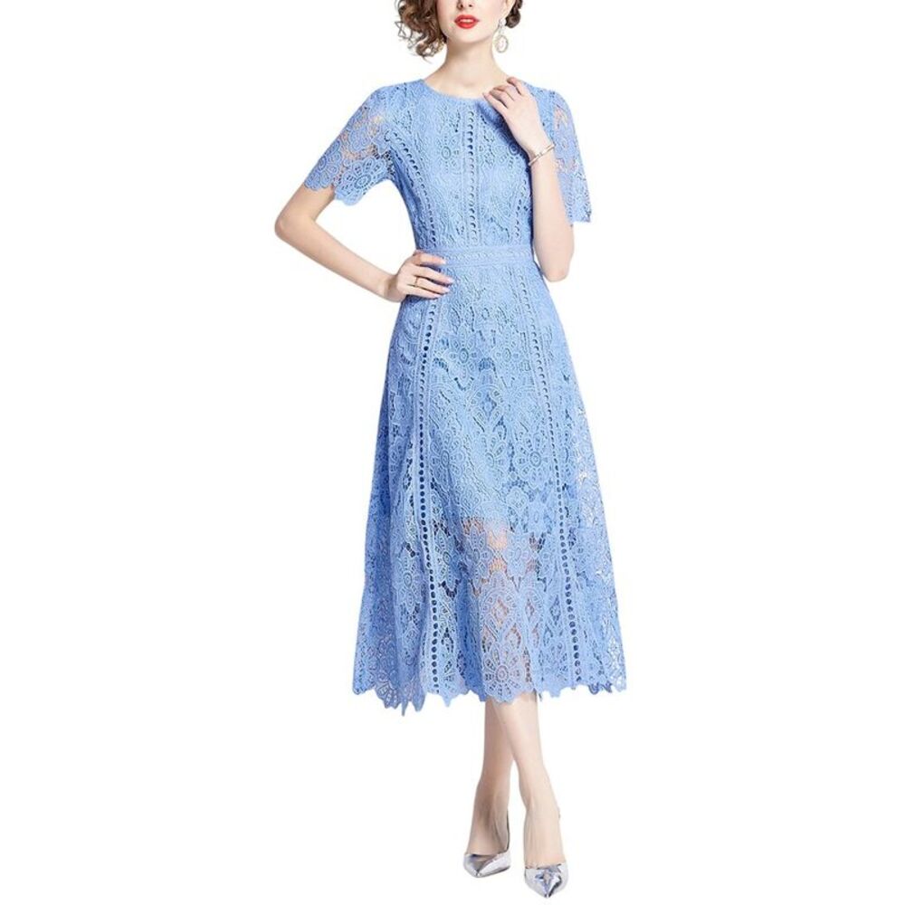 Elaine Womens  Midi Dress